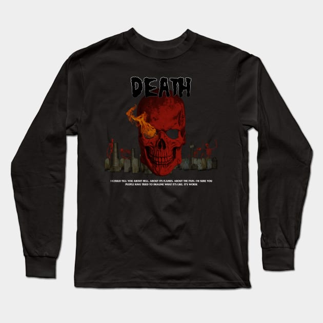 Death Long Sleeve T-Shirt by Risingbliss